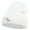White, variant on Tropical Bird Icon Embroidered Waffle Knit Cuff Beanie - Black OSFM