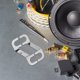 thumbnail image 1 of PTOOTP 2Pares Conectores De Caja Para En Metal Plateado Con Curvado Para Uso En Audio, 1 of 8