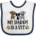 thumbnail image 3 of Inktastic Veterinarian Daddy is a Vet Boys or Girls Baby Bib, 3 of 4