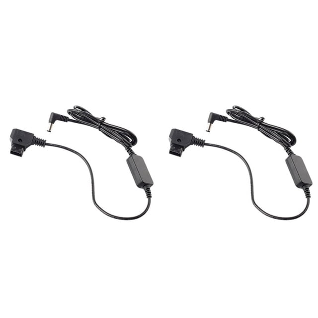 2X D-Tap Una DC 12V Cable de Alimentación Diámetro Exterior 5 mm Un Solo Pin Marty Port B-Port Fuente de Alimentación de la Cámara para FS7 FS5