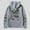 Grey, variant on Womens Casual Long Sleeve Hoodies Crew Neck Graphic Printed Hooded Sweatshirts Fashion Relax Fit Tops Pullover