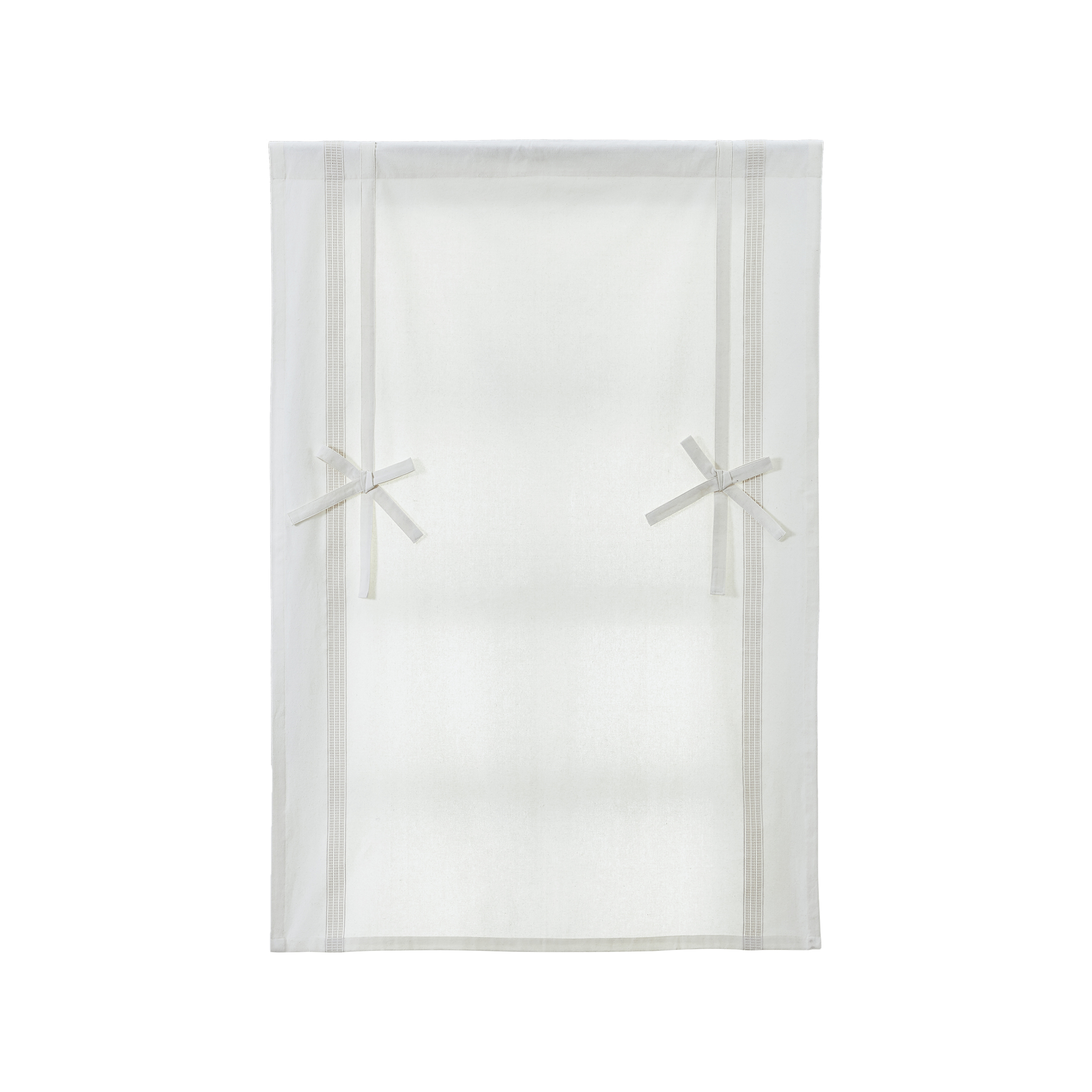 Better Homes & Gardens Light Filtering Cotton Balloon Shade, Vanilla, 42" W x 63" L