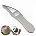 thumbnail image 1 of Yesfashion Fish Scale Remover with Stainless Steel Sawtooth Easily Remove Fish Scales, 1 of 6