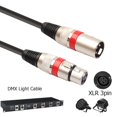 thumbnail image 4 of 10pcs DJ Cable 5.9ft 3 Pin DMX Wires Durable for Power/Headphone Amplifier Mixer, 4 of 6