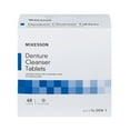 thumbnail image 6 of McKesson Denture Cleanser Tablets with Baking Soda - Cleans, Deodorizes and Whitens - Unflavored, 40 Ct, 6 of 12