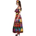 thumbnail image 3 of Day Of The Dead Floral Dress With Headband - Multicolor - 1 Set, 3 of 3