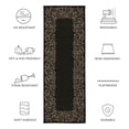 thumbnail image 6 of SAFAVIEH Courtyard Chole Bordered Indoor/Outdoor Runner Rug, Black/Beige, 2'7" x 8'2", 6 of 10