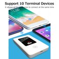 thumbnail image 4 of 4G LTE Mobile WiFi Portable WiFi Hotspot MiFi with SIM Card Slot 2100mAh Battery Support, 4 of 8