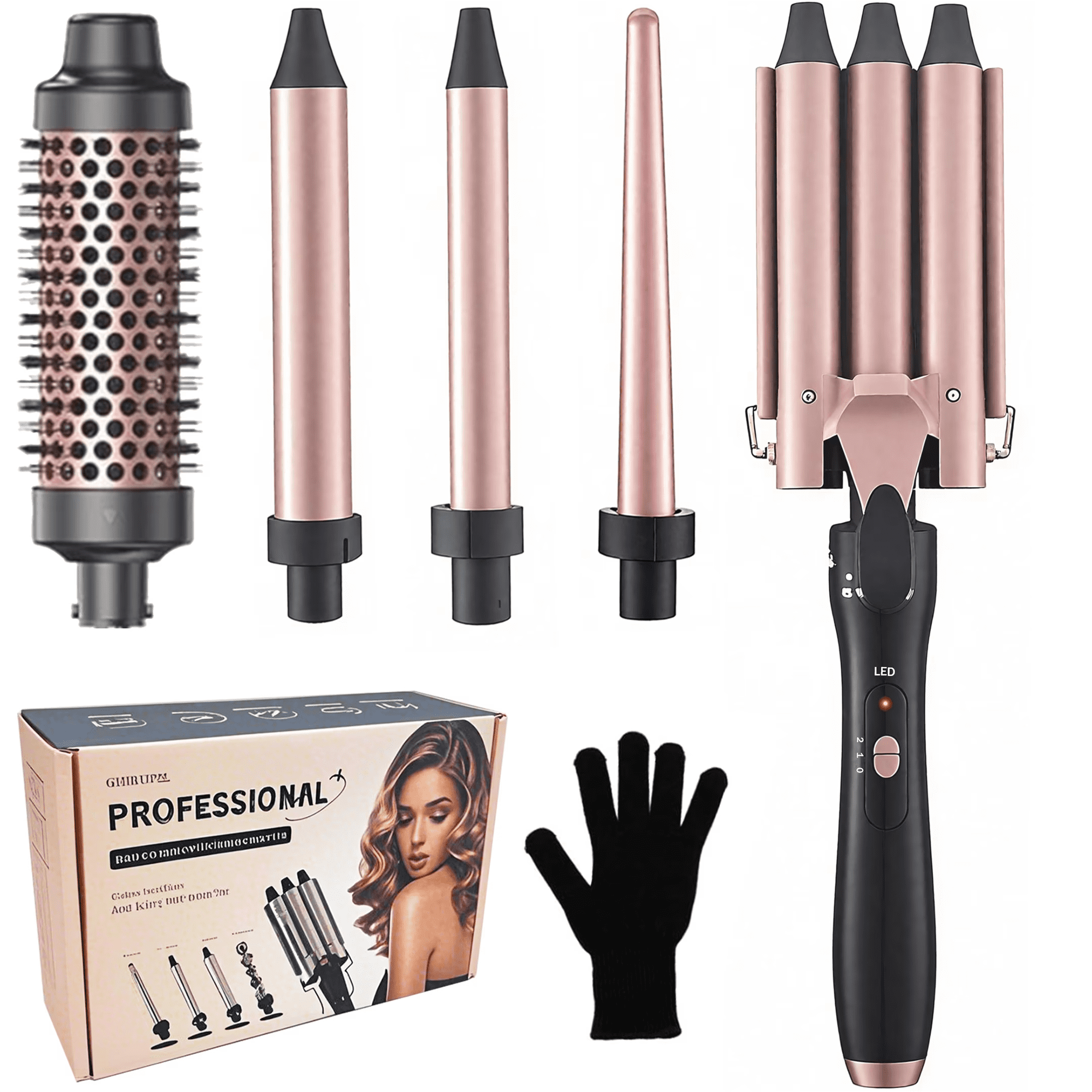Shop Neuro Hair Styling Tools, Titanium Curling Wand, 1.25