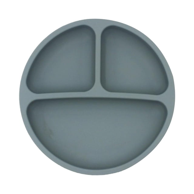 Plato De Silicona Para Niños, Vajilla De Alimentación Anticaída Para Niños, Cuenco De Alimentación Para Niños Yuarrent BA001312-02