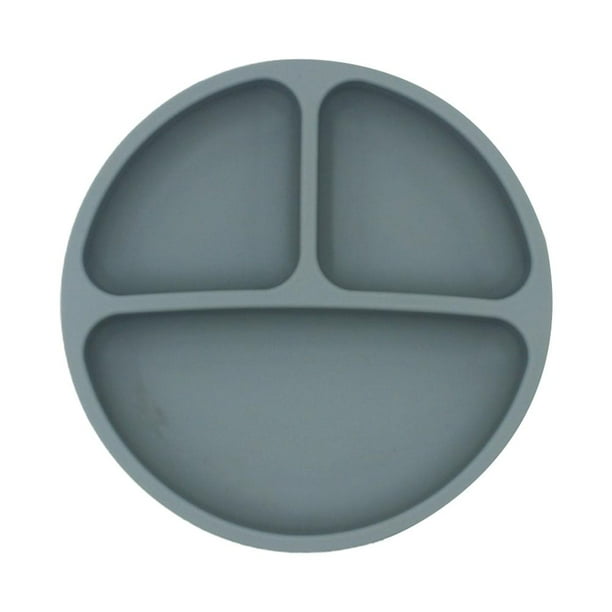 Plato De Silicona Para Niños, Vajilla De Alimentación Anticaída Para Niños, Cuenco De Alimentación Para Niños Yuarrent BA001312-02