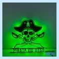 thumbnail image 4 of Handmadetneonsign Pirate Skull Metal Sign, Pirate Skull Metal Light, Skull Wall Art, Home Wall Decor 78508, 4 of 5