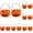 X Multicolor-4, variant on LHWEN 3pcs Halloween Pumpkin Bucket Candy Storage Buckets Portable Pumpkin Lamp Orange Premium Plastic Material Fine Workmanship Beautiful Color Strong Festival Atmosphere Pretty Party Decor Grea