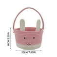thumbnail image 3 of TIELUTT Rope Storage with Handle Convenient Bunny Storage Storage Better and Gardens Storage Laundry Storage Organizer Bags Organizer for Closet Totally Living Storage Organizers and Storage Drawers, 3 of 5