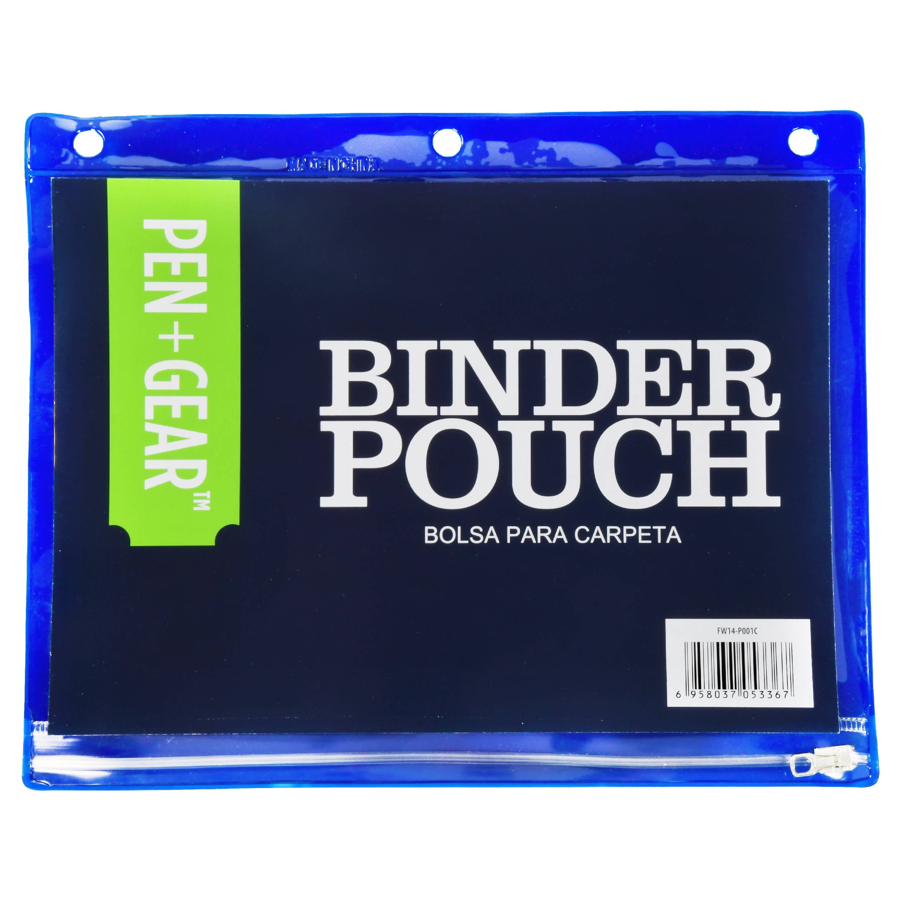Pen + Gear Solid Binder Pouch, Blue