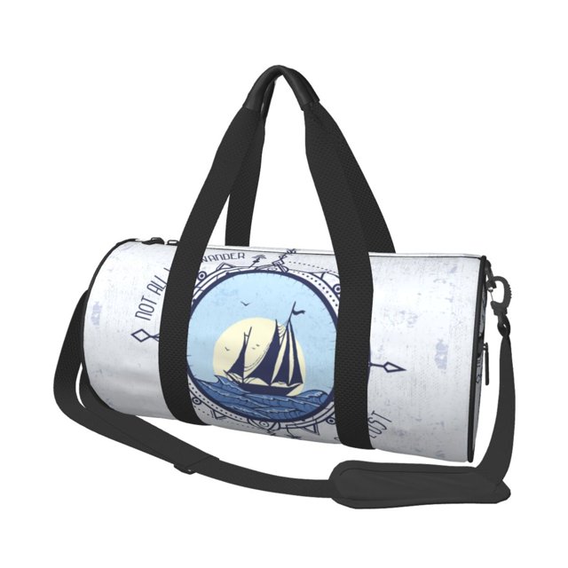 Easygdp Not All Who Wander Are Lost2 Bolsa de Viaje, Bolsa de Mano, Bolsa de Gimnasio, Bolsa de Equipaje para Viaje
