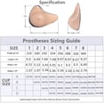 thumbnail image 6 of BIMEI Asymmetrical Extended Mastectomy Breast Form – Silicone Prosthesis for Post-Surgery,Right Side,#1, 6 of 7