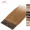 thumbnail image 3 of SEGO Clip in Human Hair Extensions Soft Silky Straight Hair 8pcs/18clips, 3 of 6