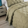 thumbnail image 3 of Home Soft Things 2 Piece Bradly Down Alternative Quilts Set - Antique Bronze - Twin (80" x 106"), 3 of 6
