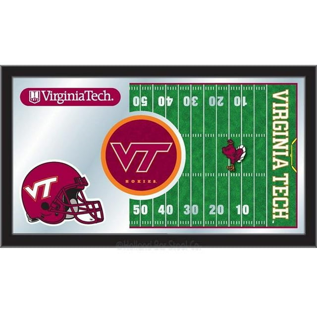 Holland Bar Stool MFtblVATech Virginia Tech 15 x 26 Po Miroir de Football