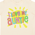thumbnail image 4 of Inktastic I Love My Auntie- Sun and Rainbow Letters Boys or Girls Toddler T-Shirt, 4 of 5