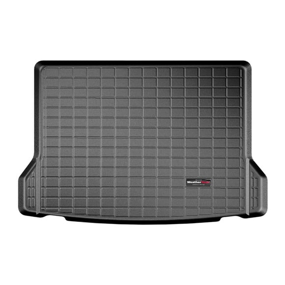 Weathertech Cargo Area Liner 40716 Direct Fit; Raised Edges; Black; Custom Blended TPE Thermoplastic Elastomer; Non-Skid