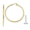 thumbnail image 2 of Primal Silver Sterling Silver Gold Tone Hoop Earrings, 2 of 4