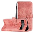 thumbnail image 1 of Compatible with Google Pixel 6 Pro Embossed Butterfly Case with Wallet and Kickstand Cover, 1 of 5
