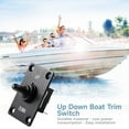 thumbnail image 2 of Boat Trim Switch, Marine Momentary Toggle Up Down Switch, 3-Way 12V 15A On Off On Switch Panel, Rocker Trim Tabs Switch, 2 of 6