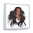 thumbnail image 3 of Designart 'Portrait Of Afro American Woman XV' Modern Framed Canvas Wall Art Print, 3 of 5
