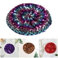 thumbnail image 2 of Yoetaun Women Glitteriing Sequined Hat Popular and Cool Skull Caps for Evening Party Club Dance and Fashion Daily Wear Color 2, 2 of 7