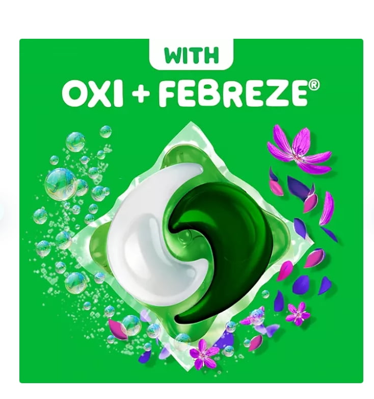 Gain Flings! Odor Defense Fresh Boost Laundry Detergent Pacs, Vibrant Bloom, 108