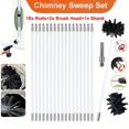 thumbnail image 1 of 21pcs Flexible Chimney Sweep Set - Complete Flue Cleaning Kit with Soot Cleaning, 1 of 4