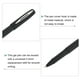 thumbnail image 4 of Uxcell 5.6" 0.5 mm bolígrafos de gel de tinta negra, bolígrafos de bola, punta fina, escritura suave, con tapa, paquete de 20, 4 of 5