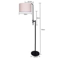 thumbnail image 3 of Lámpara de Piso HomeTrends Ajustable Blanca, 3 of 3