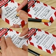 thumbnail image 4 of TRADESAFE Lockout Tagout Tags Station, LOTO Tags 150 pcs for OSHA Compliant Lock Out Tag Out, 4 of 9