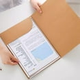 thumbnail image 4 of FRCOLOR  10 Pcs Kraft Paper Folder Office Organization Folders Khaki, 4 of 8