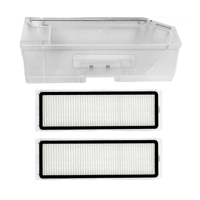 Caja de polvo de repuesto Filtro HEPA para accesorios de aspiradora robot Mijia B101cn S10 / S10 Pro Piezas