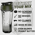 thumbnail image 2 of Helimix 2.0 Vortex OD Green Portable Pre-Workout Protein Blender Shaker Bottle No Balls or Whisks Made in USA 28oz, 2 of 10