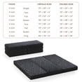 thumbnail image 2 of Cozylore 6 inch Tri Fold Mattress Twin Size Memory Foam Mattress Portable Guest Bed with Washable Cover and Non-Slip Bottom, 75" x 38" x 6", 2 of 8