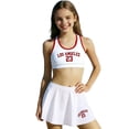 thumbnail image 2 of Cowsor 7-13 Years Girls Three Piece Skirted Tankini Swimsuit Set Modest Full Coverage Swimwear Cute Stylish Bathing Suit for Summer Beach Pool Vacation, 2 of 7