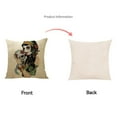 thumbnail image 5 of Yidarton Flax Pillow Halloween Pillowcase 45 * 45cm Cushion Cover Skull Pattern Pillow Case, 5 of 6