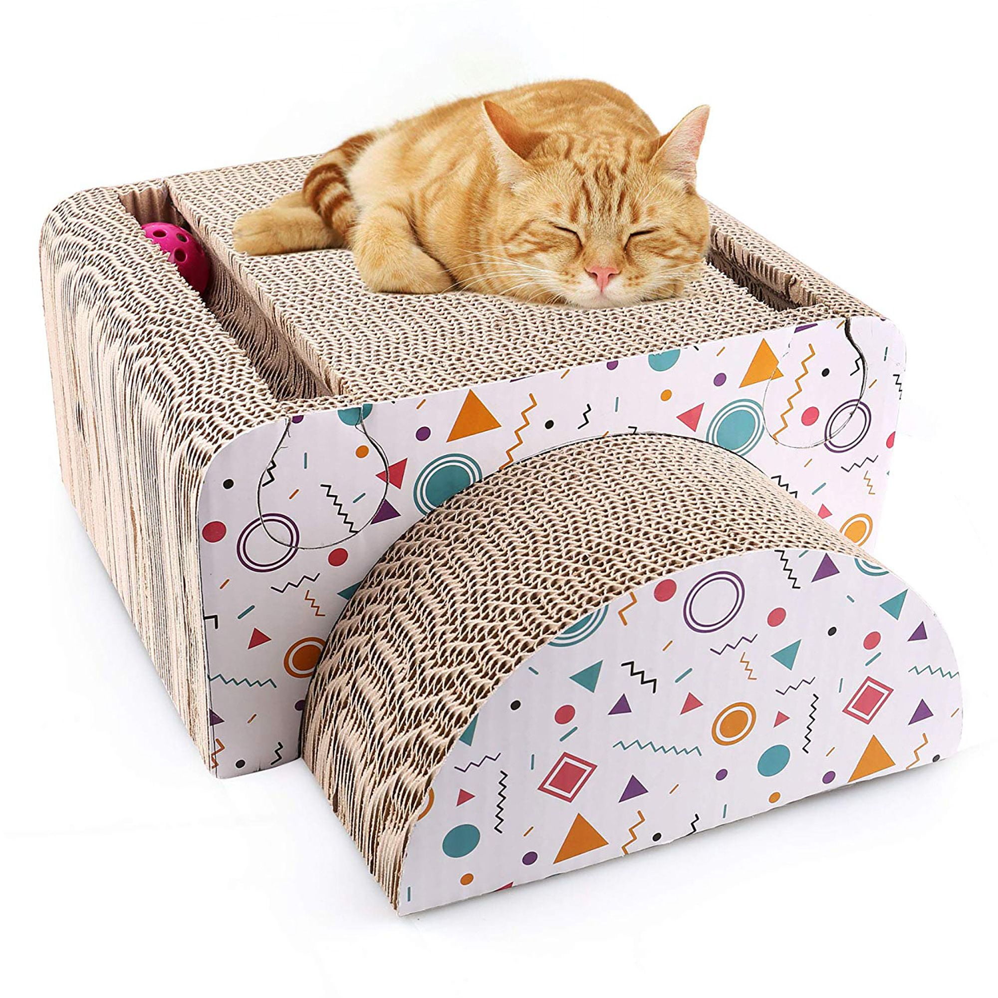 square cat scratcher