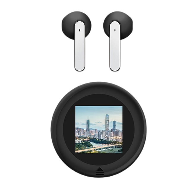 Tws Bluetooth 5.1 Auriculares Inalámbricos Con Pantalla Lcd Auriculares Intrauditivos De Baja Potencia Auricular Bluetooth Transferible Con Foto Inevent EL017689-04