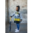 thumbnail image 3 of DC Comics Justice League Batman Little Boys Costume Waterproof Rain Jacket Cape and Umbrella 3 Piece Outfit Set Toddler to Little Kid, 3 of 5
