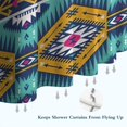 thumbnail image 6 of Yellow Geometric Boho Pattern Shower Curtain 84"x72" ,Bathroom Decorative Shower Curtains Set with 12 Hooks,Modern Waterproof Washable Shower Curtain, 6 of 6