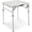 White, variant on REDCAMP Small Aluminum Folding Table 2 Foot, Adjustable Height Portable Camping Table, Sturdy Lightweight 24" Camp Table