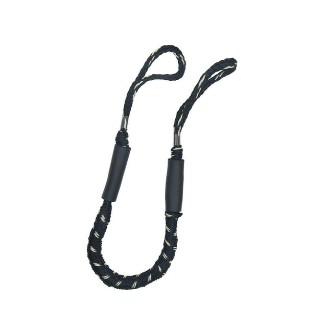 Elastic Boat Bungee Dock Line Docking Rope Boat Boating Dock Jet Dock Line Stretches to 5.5ft Black White Dots