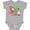 AC-Heather Grey, variant on Dear Santa I Can Explain Cute Snowman and Snowflakes Boys or Girls Baby Bodysuit