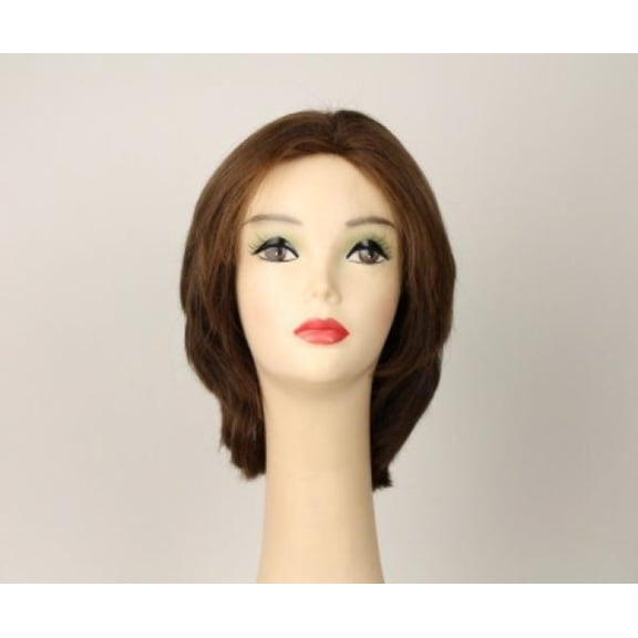 European Human Hair Freeda Wig Light Brown Dorothy With Warm Highlights Size L
